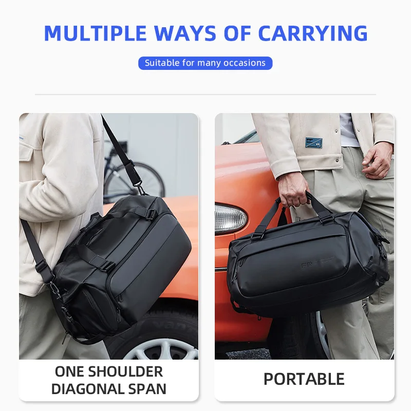 Fenruien Men Multi-Function Large Capacity 35L Travel Bag Suit Luggage Bag Business Laptop Waterproof Trip Tote