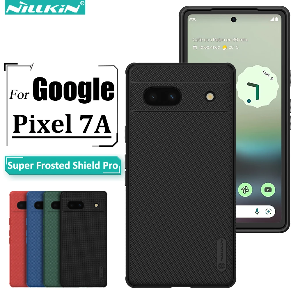 

Nillkin for Google Pixel 7a Case,Frosted Shield Pro Phone PC+TPU Hard Protection Back Cover