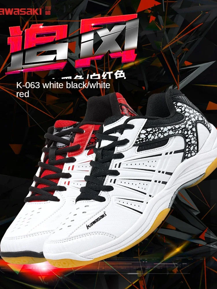 Original Kawasaki Badminton Shoes For Men women Breathable High