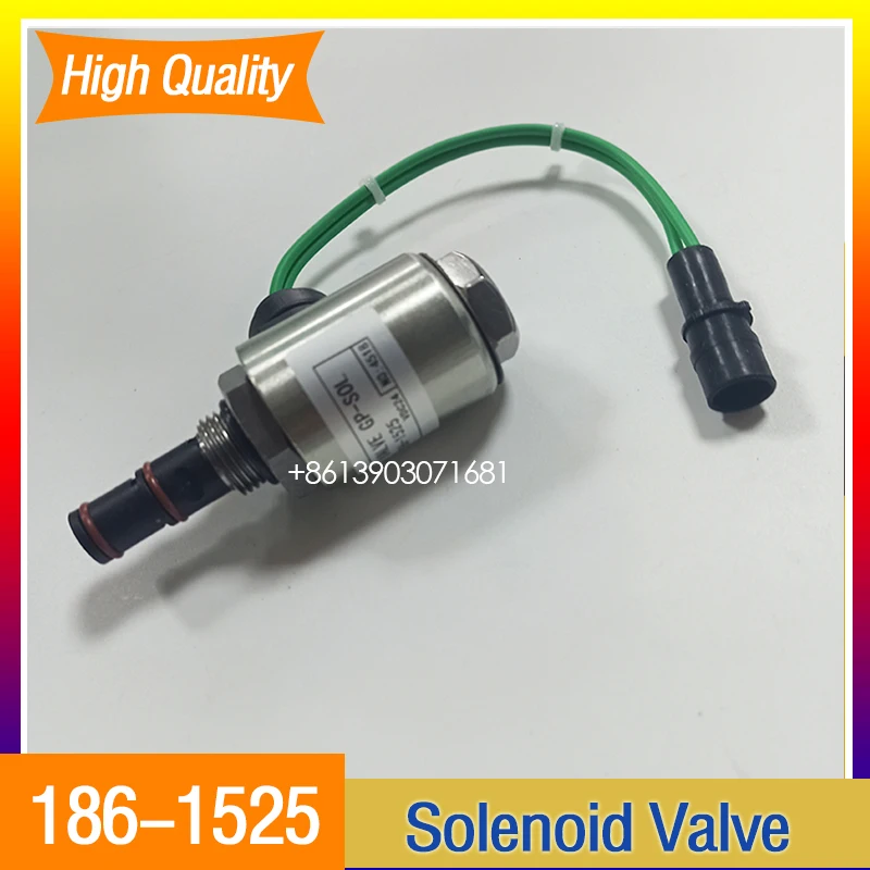 Construction Machinery Parts Valve Group Solenoid 186-1525 1861525 for Caterpillar Cat 120H 140H 160H D8R