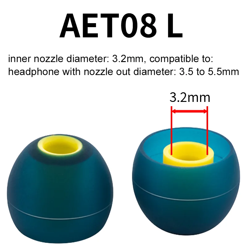 Acoustune Double Flange Eartips - Premium Earphone Accessories