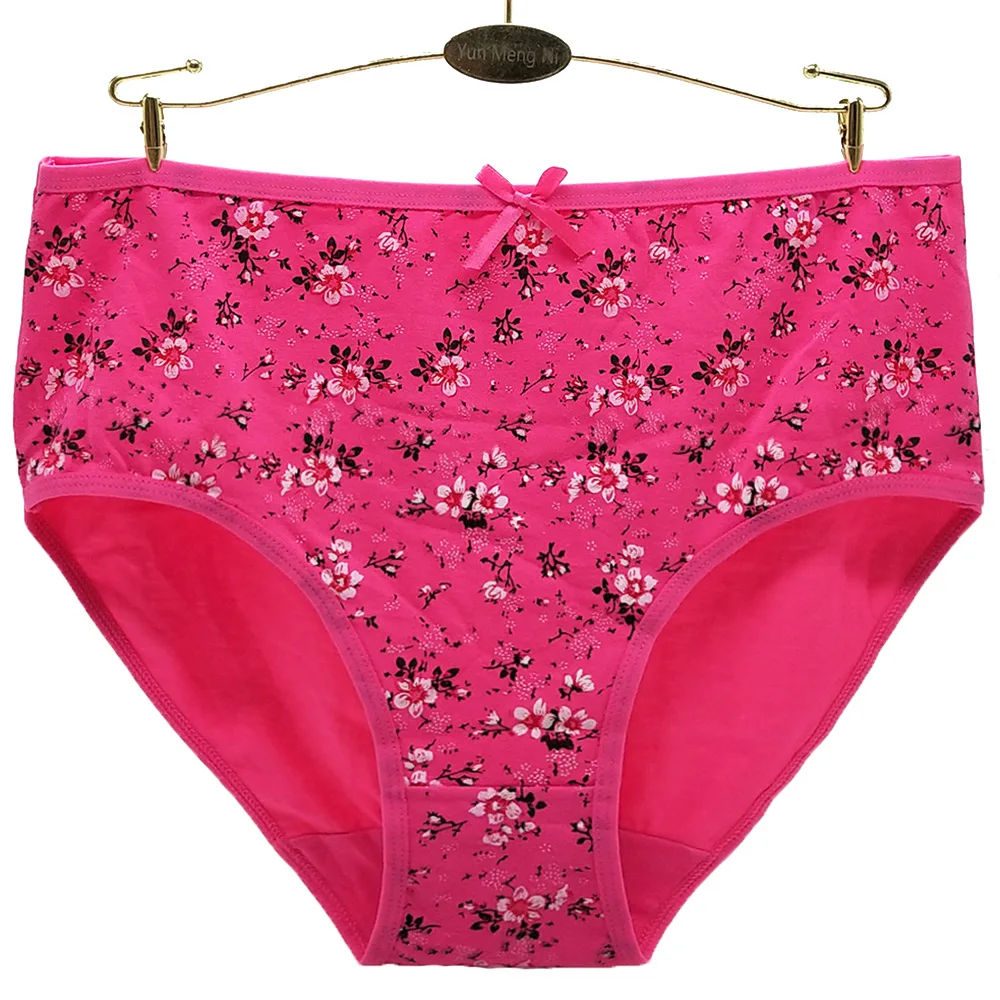 Cotton Mid Rise Womens Briefs - Soft Sexy Plus Size Panties 3 Pcs