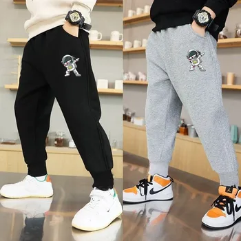 Boys Dab astronaut Joggers Sweatpants Kids Skinny Pants Gyms Workout Track pants Autumn Winter Male Cotton Sportswear Trousers 1