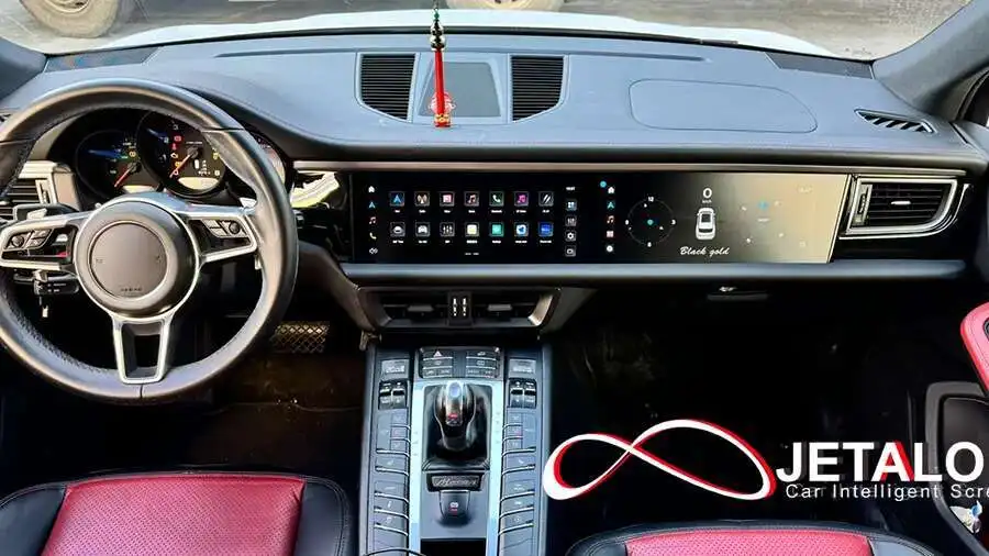 12.3+12.3inch Dual Android Screen For Porsche Macan 2011-2017 2din Car GPS Multi