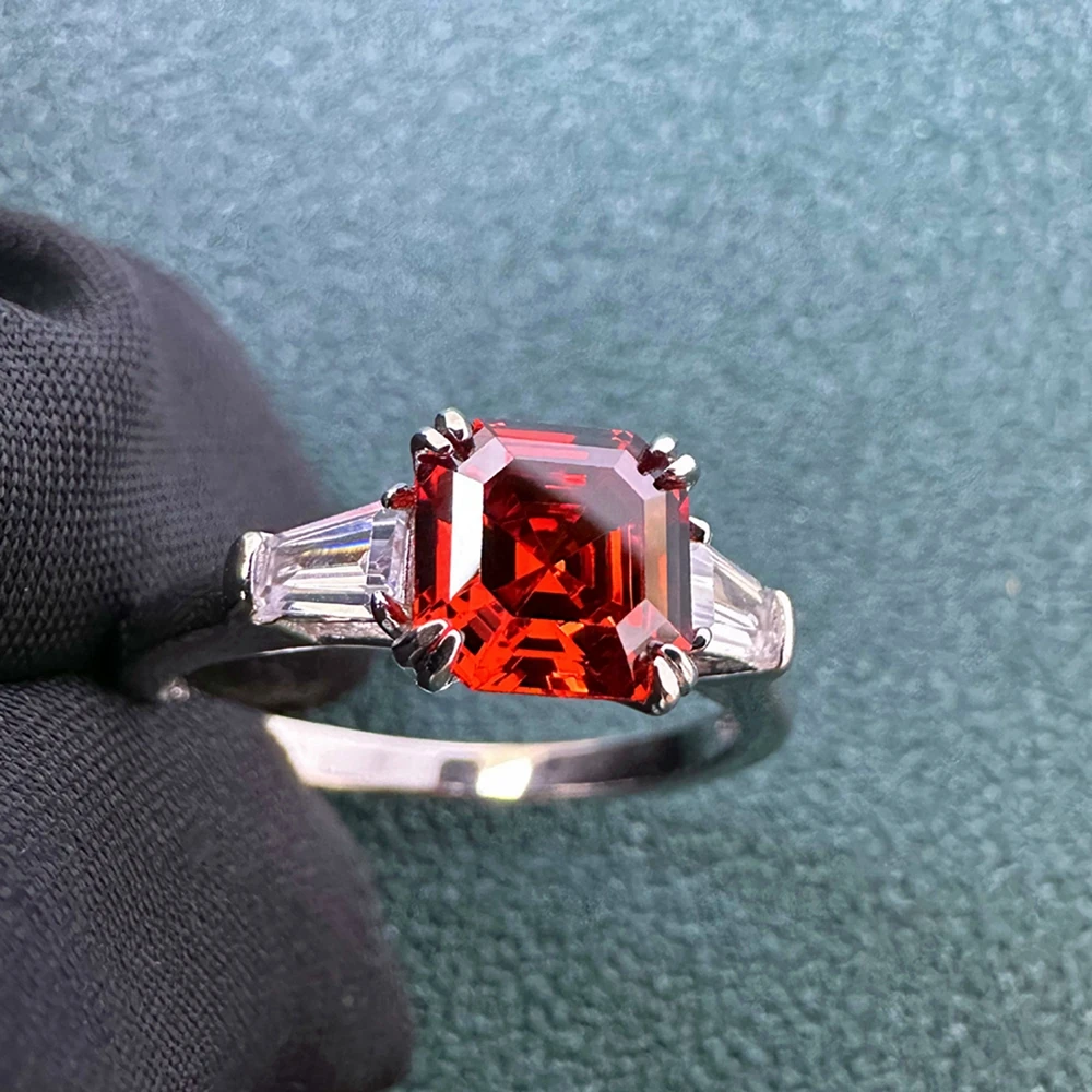 Victorian 14K Yellow Gold 3.0 Ct Asscher Cut Rose Ruby Dragon Engagement  Ring R865-14KYGRR | Art Masters Jewelry