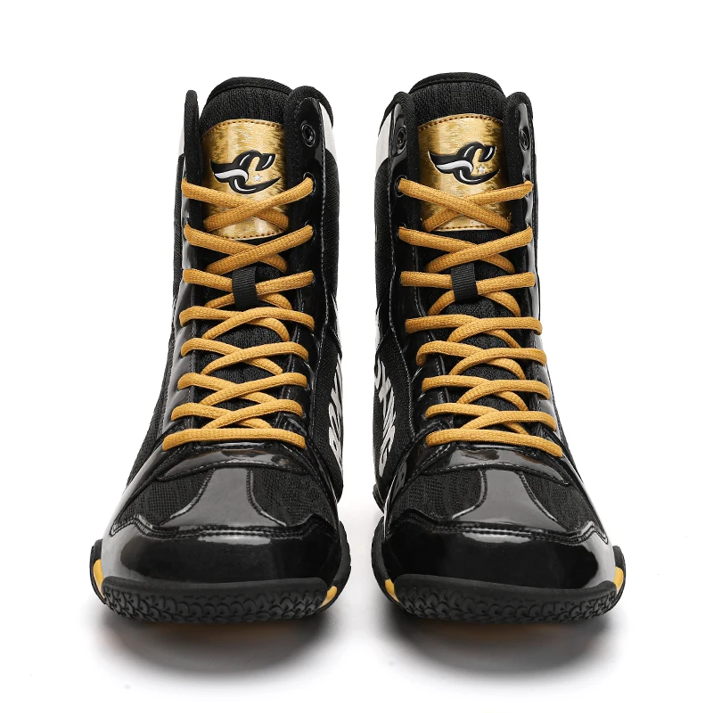 Men's Indoor Fitness Training Sneakers Non-slip Wear-resistant Boxing Shoes Women's Lightweight Breathable Wrestling Shoes