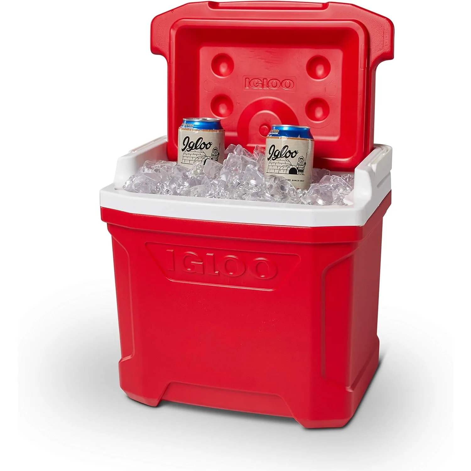 12-16 Qt Profile Hardsided Insulated Lunch Cooler, 16 Qt Red