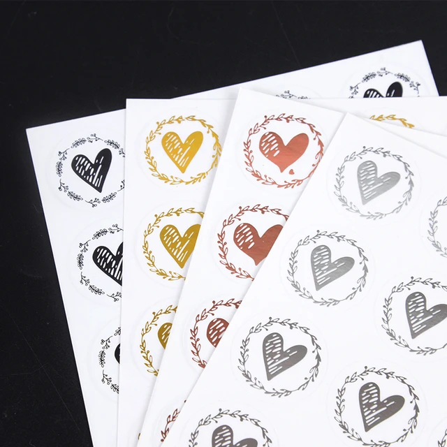 Wedding Envelope Sticker Heart  Heart Shape Envelope Stickers - 200pcs  Heart - Aliexpress