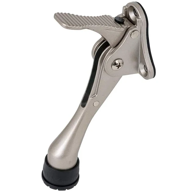 TFAAI ประตู Heavy Duty Mute สังกะสีอัลลอยด์ประตูพร้อมปลายยางกันลื่นซ่อน Wall Protector ฮาร์ดแวร์ 1