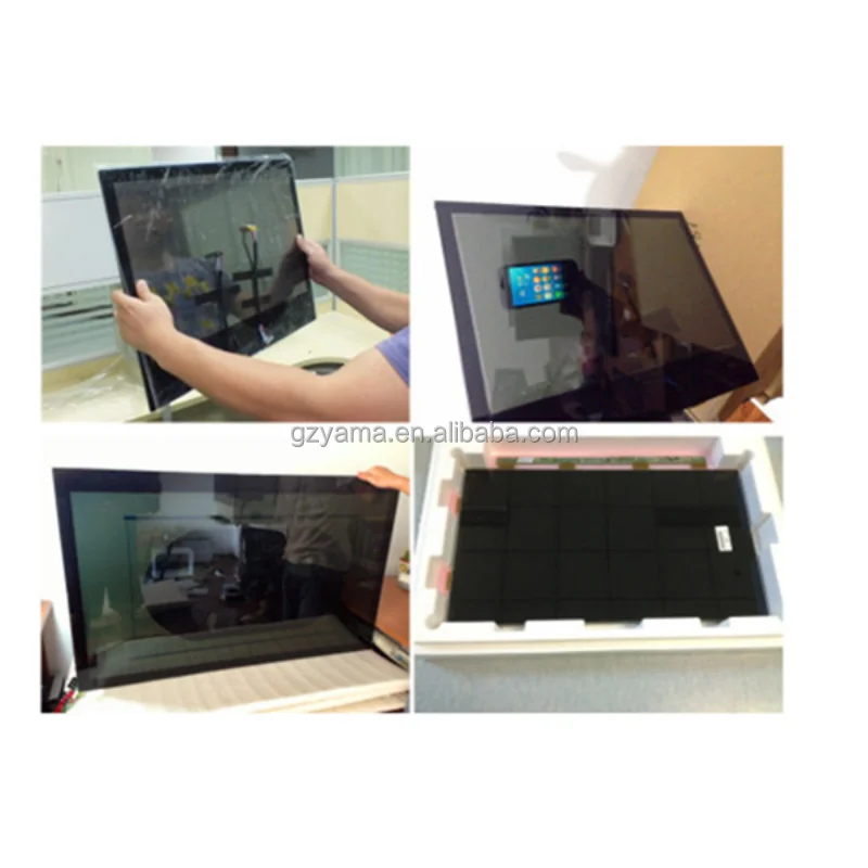 Digital Signage and Displays Transparent Screen Small size 15inch Touch Transparent LCD Display Hologram Equipment