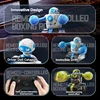 RC Robot Battle Boxing Robot 2.4G Remote Control Robot Light Sound Effects Humanoid Fighting Robot with Two Control Toys for Boy 2
