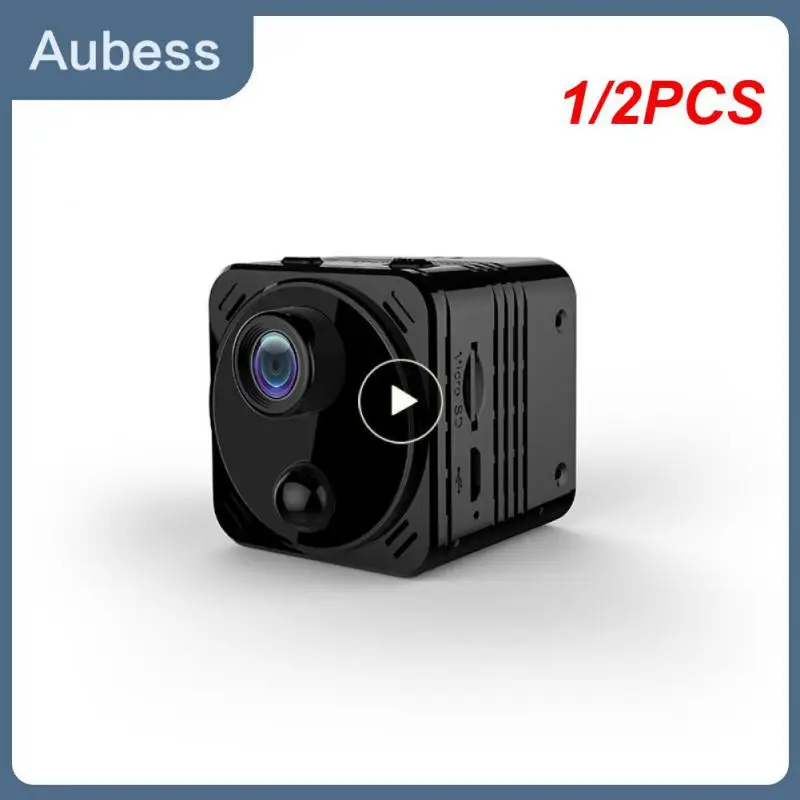 

1/2PCS 4K Mini WiFi Nanny Camera 30 Long Standby Built-in 3500mAh Battery Motion Detection Alarm Remote Surveillance Camera