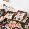 Farmhouse Wood Napkin Holder Tissue Dispenser Multipurpose Tableware Tissue Holder for Bathroom Restaurant Hotel Cafe Countertop 3