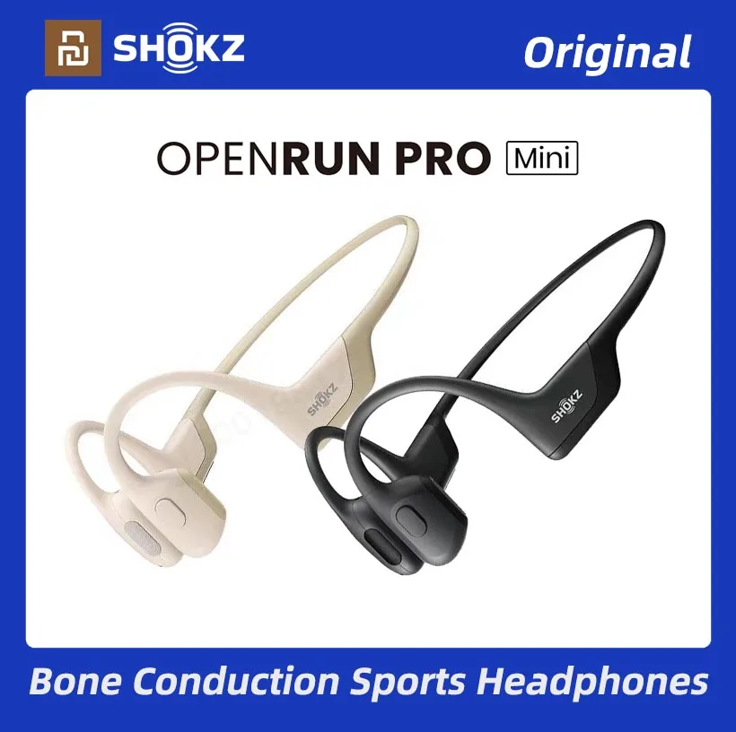 Casque audio sans fil Bluetooth Shokz OpenRun Mini avec réduction du bruit  Noir