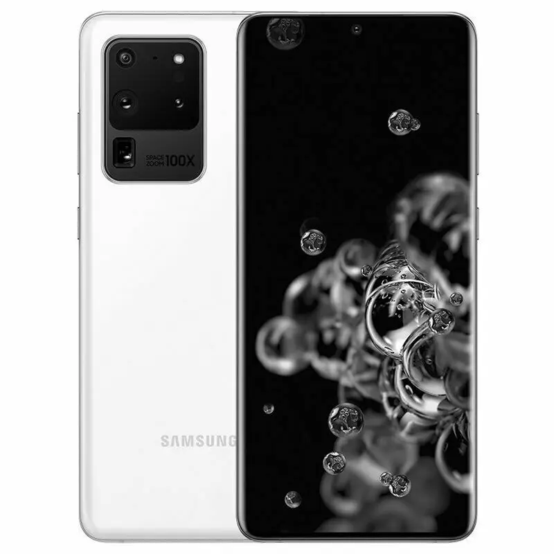 Samsung Galaxy S20 Ultra 5G G988U1 S20U 6.9" 128/512GB ROM 12/16GB RAM NFC Octa Core Snapdragon Original Unlocked 5G Cell Phone