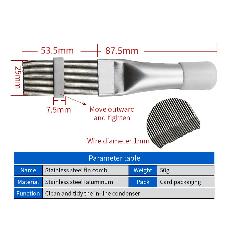 Stainless Steel Air Refrigerator Fin Brush