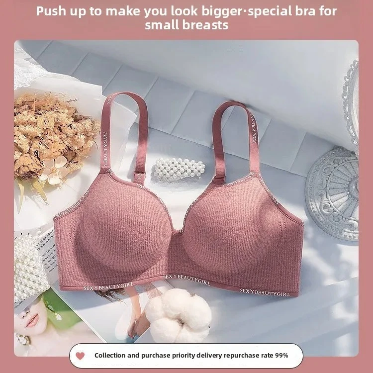 LaoZanA Push-up beha voor dames, zacht en comfortabel, zonder beugel
