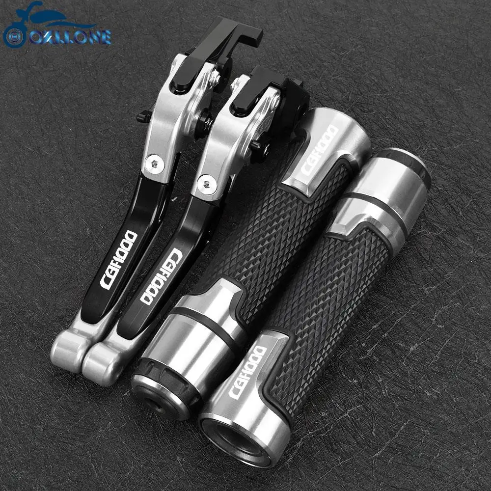 

FOR HONDA CBF1000 2006 2007 2008 2009 Motorcycle Accessories Adjustable Clutch Brake Lever Handlebar Grips Ends CNC Aluminum