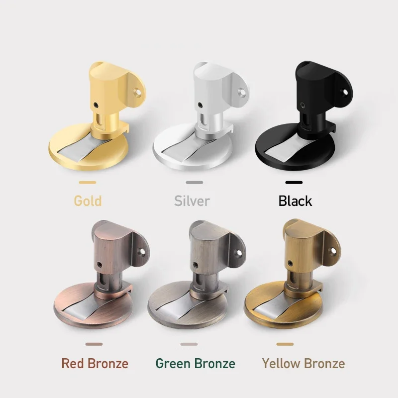 Door Stopper KAK Adjustable Punch-free Magnetic Zinc Alloy Anti-collision Hidden
