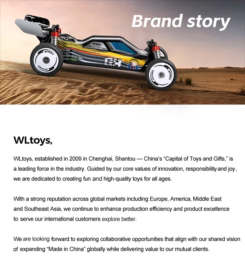 WLtoys 244016 1/24 Scale High Speed 2WD Remote Control Car Drift