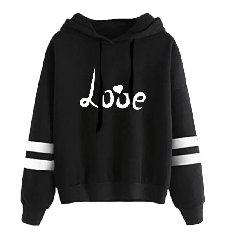 Damen-Sweatshirt im Freien, Frühling, Sommer, vielseitige Pullover, heißer Verkauf, Hoodies, Streifen-Stil, modisch, lässig, Sport, tägliche Einfachheit