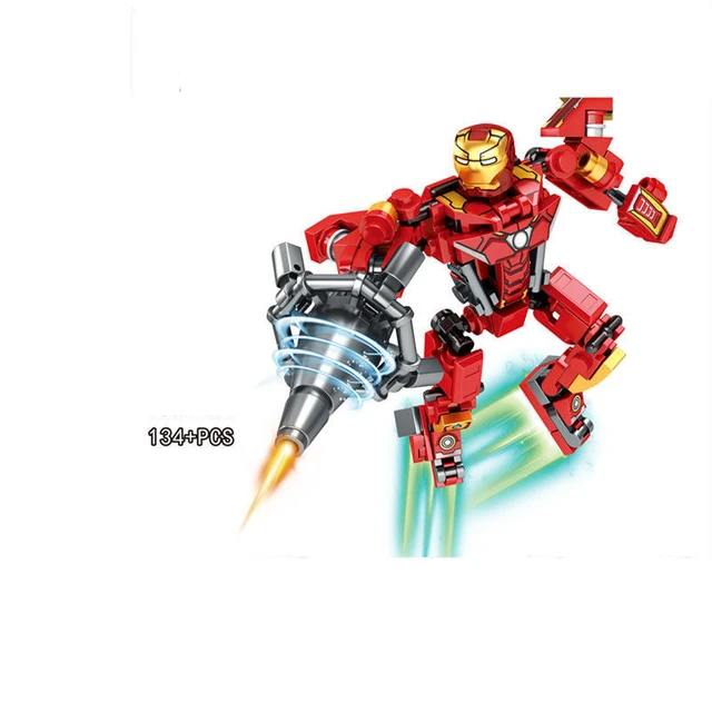 Disney Techno Motorcycle Spiderman Iron Man Venom Captain Armor Mech Mini Model Figures Building Blocks Compatible War Toys Gift - Image 5