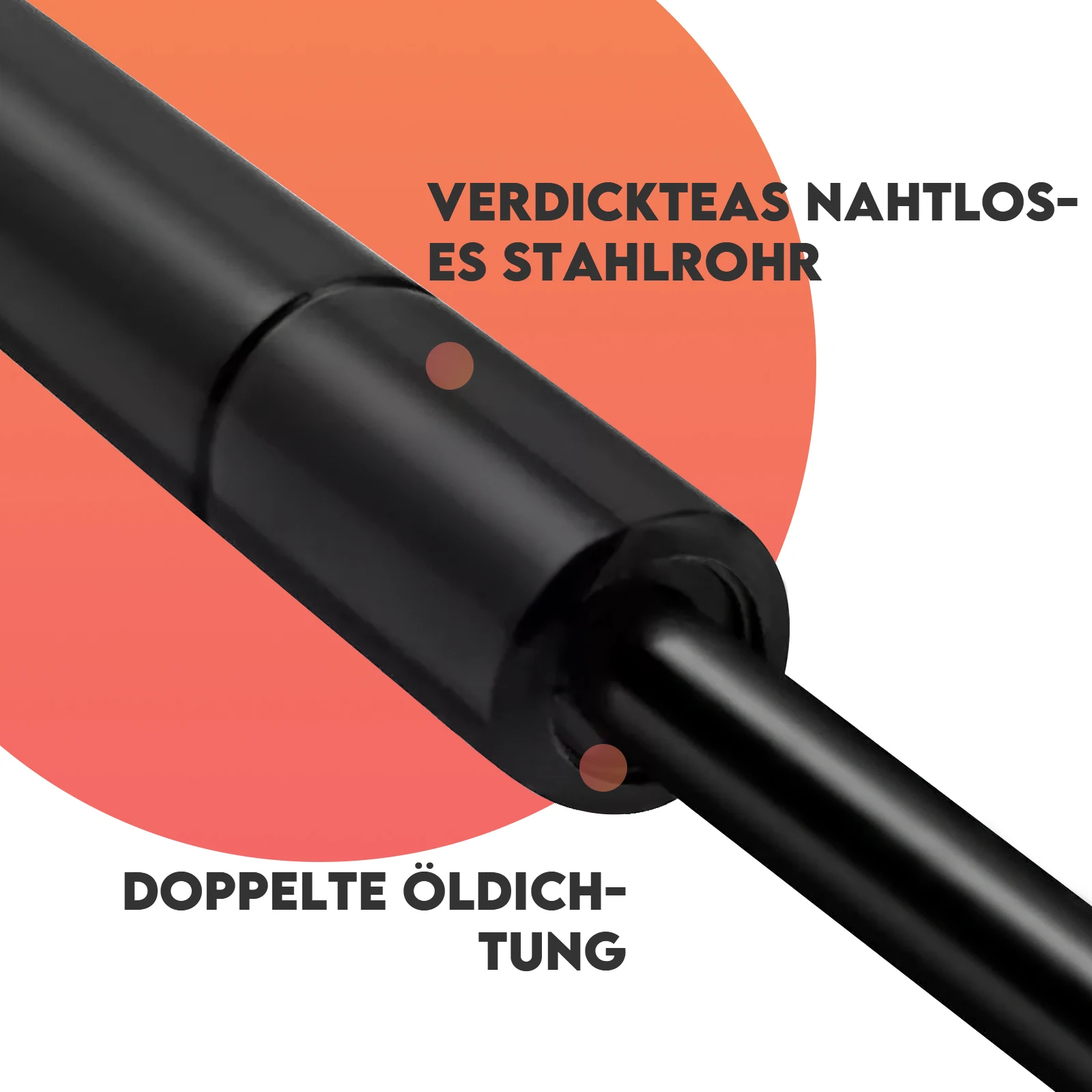 Strut Springs Hood Lift Support Gas Spring Replacement for T5 Transporter, Caravelle 2003-2015 7E0823359