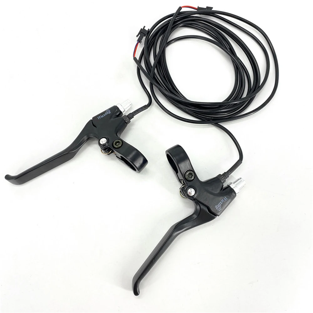 1 Pair Electric Bicycle Brake Handle E Bike Rear Brake Lever Cut Off