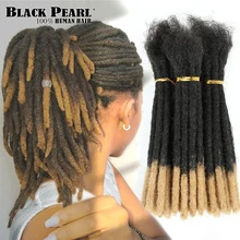 Human Hair Dreadlocks Loc Extensions Kinky Straight Wholesale Crochet Braids Brazilian Remy Hair Extensions 10 20 40 60 Strands