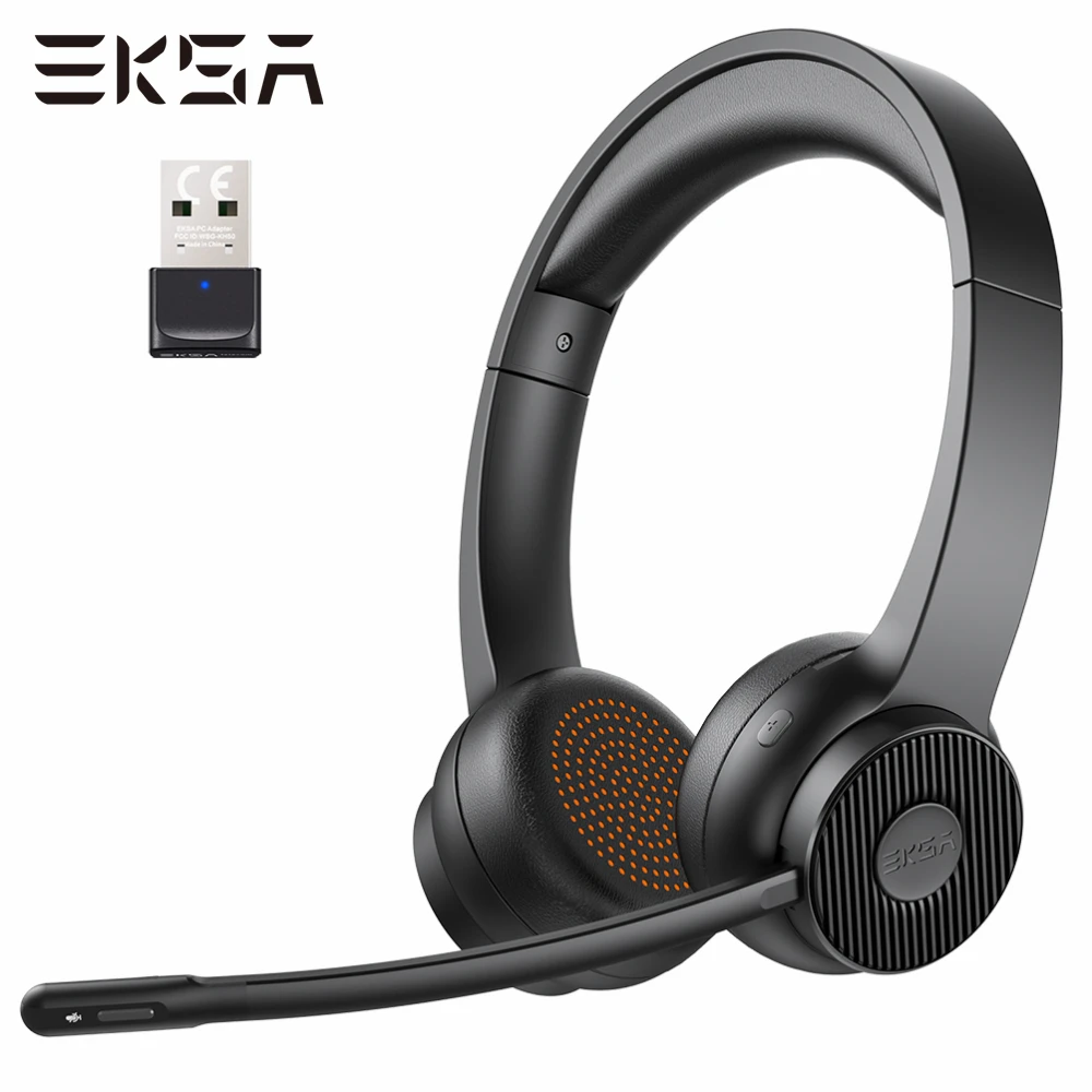 Eksa-casque Sans Fil H16, Bluetooth 5.2, Casque Pc Avec Microphone