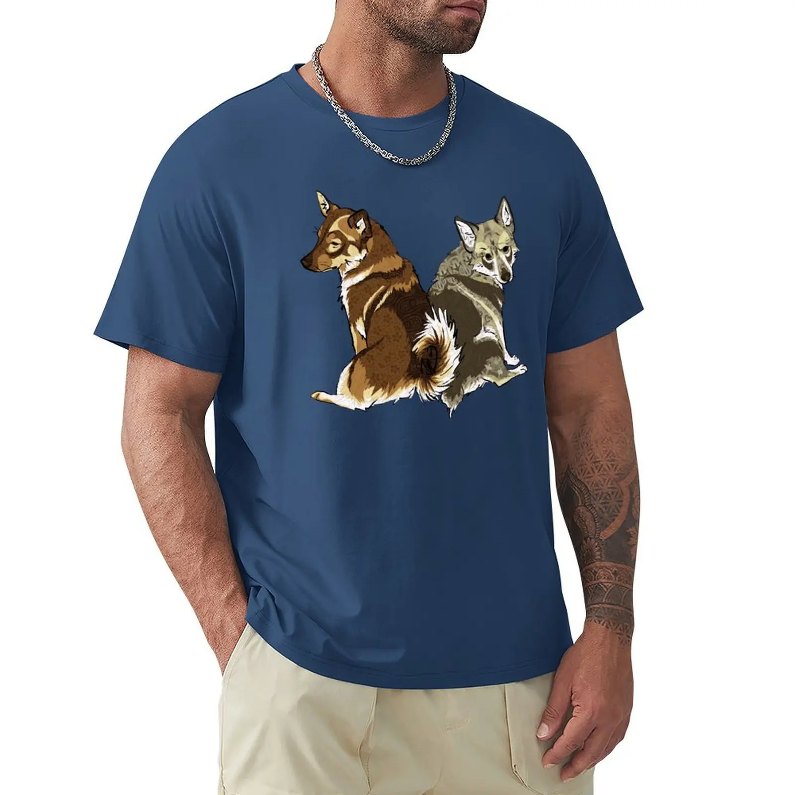 

Vallhunds - Natural Colours T-shirt plain sports fans aesthetic clothes oversized t shirts for men