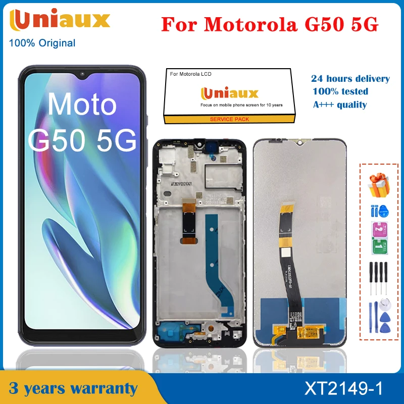 LCD Display Per Motorola Moto G50, Schermo LCD Per Moto G50 XT2137-1 XT2137- 2 6,5" Sostituzione Schermo Touchscreen Digitizer Full Assembly Con Strumenti - Foto 2