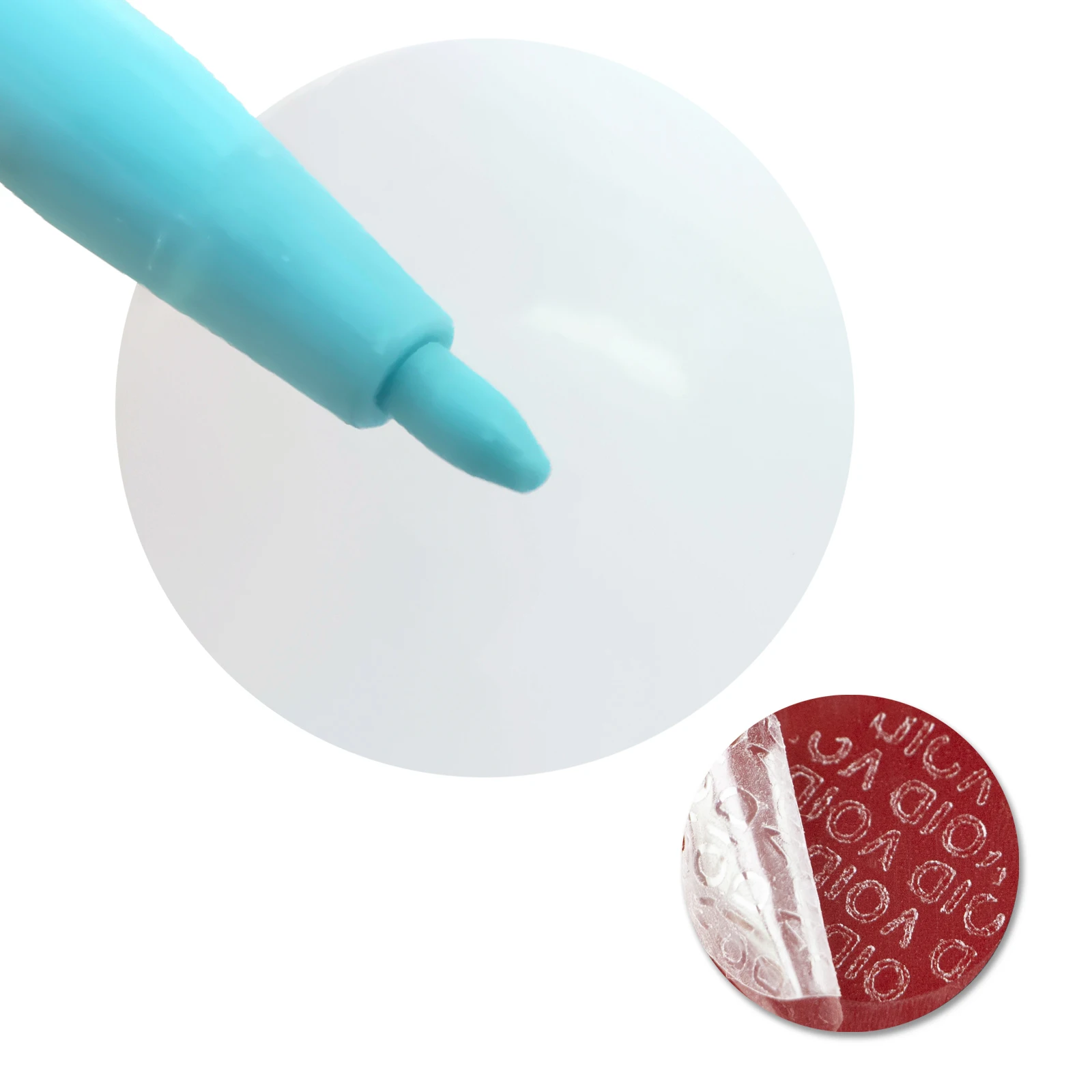 Clear Tamper Evident Stickers Package Seals transparent 1 inch Round warranty void Labels security Stickers for Envelope, Box