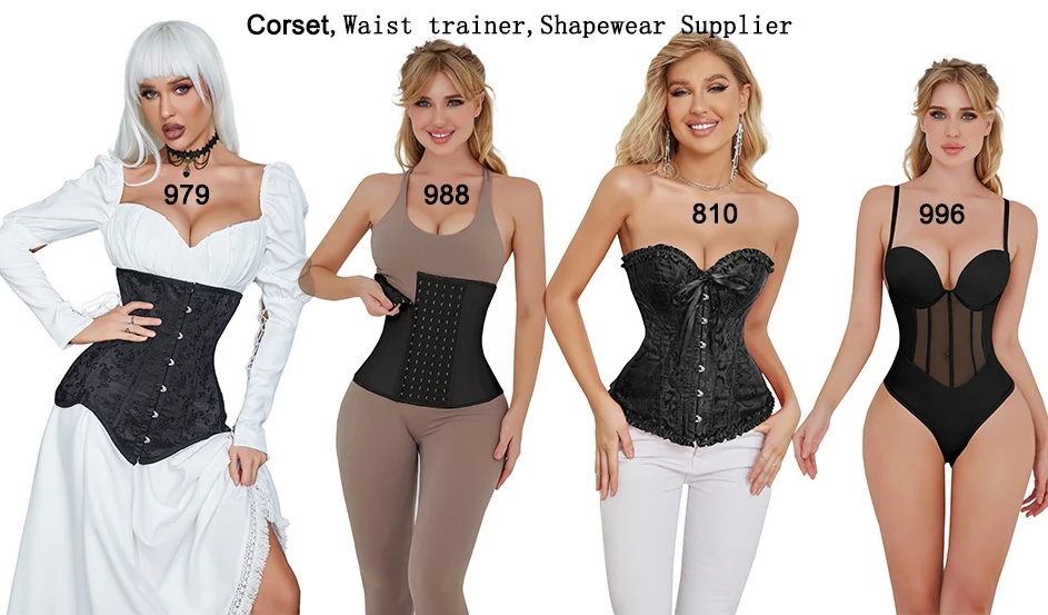 Description Picture 2 of itemPlus Size XS -6XL Sauna Sweat Waist Trimmer Slimming Cincher Shapers Belt Neoprene And Nylon Underbust Corest With Zip & Hook