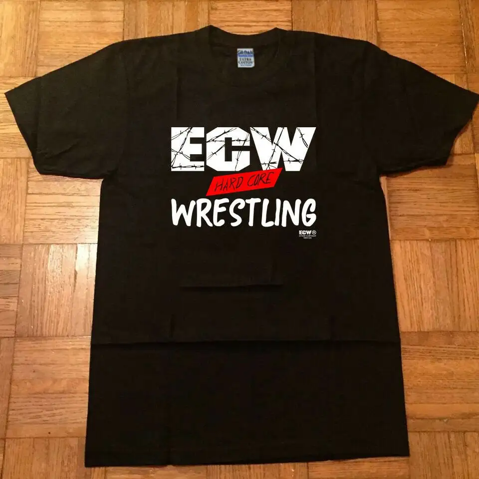 Rare Vintage Anni '90 Ecw Hardcore Wrestling T Shirt Rare Good