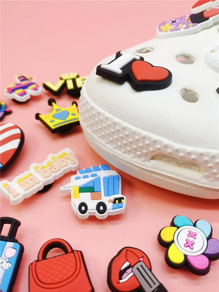 New Design Shoe Charms Decorations Clog Shoes Accessories PVC