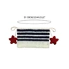 Crochet Stripe Pattern Handmade Cat Ear Hat Soft Winter Warmer Knitted Hat Cold Winter Presents for Students Teenagers 6