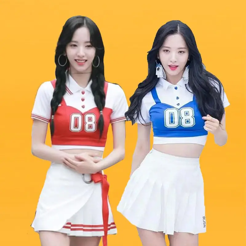 

Костюм Kpop Idol в стиле хип-хоп для взрослых и женщин, костюм для джазовых танцев, костюм для чарлидинга, детский сценический костюм для выступления