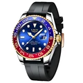 Gold blue red
