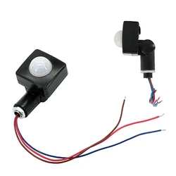 PIR Motion Sensor Outdoor Indoor Infrared Light Switch With LED Light Sensitive AC 85-265V IP54 Time Delay Home Lighting