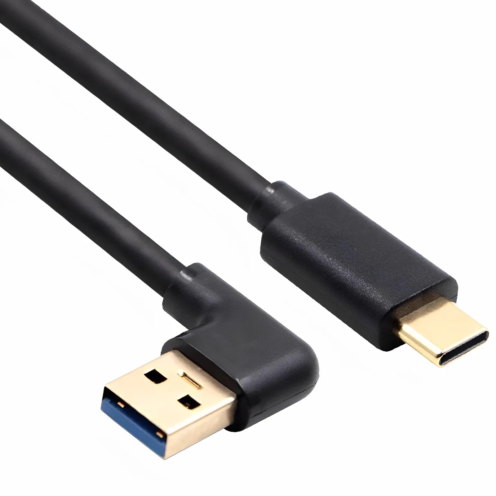 High-Speed USB 3.0 Type A to C Angled Extension Cable