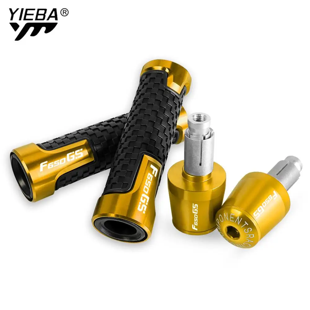 

7/8'' 22mm Motorcycle Handlebar Grips Ends Handle Bar Cap Grip End Plugs FOR BMW F 650 GS 2011 2012 2013 2014 2015 2016 2017