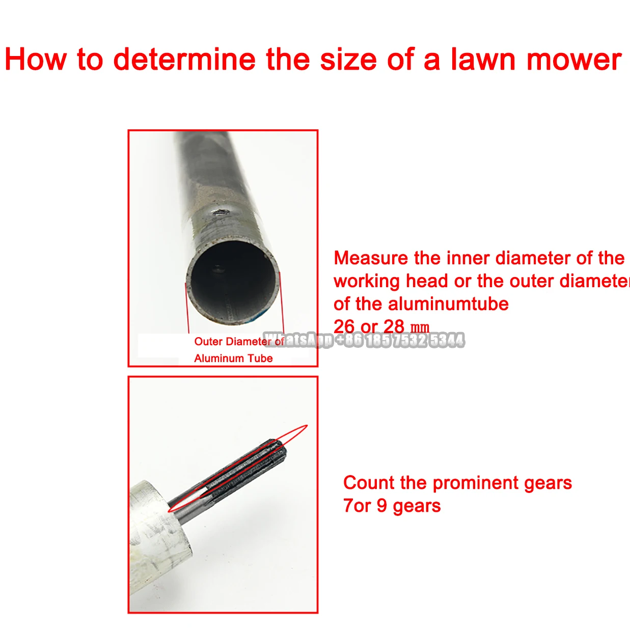 New 26mm/28mm Trimmer Gearbox Gearhead Brushcutter Grass Trimmer Replace Gear Head Lawn Mower Parts Gardening Tool 7/9 Teeth