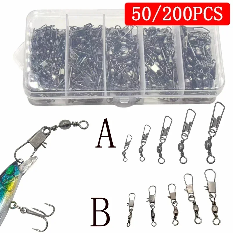 Fishing Accessories 50/200 pieces fishing connectors small