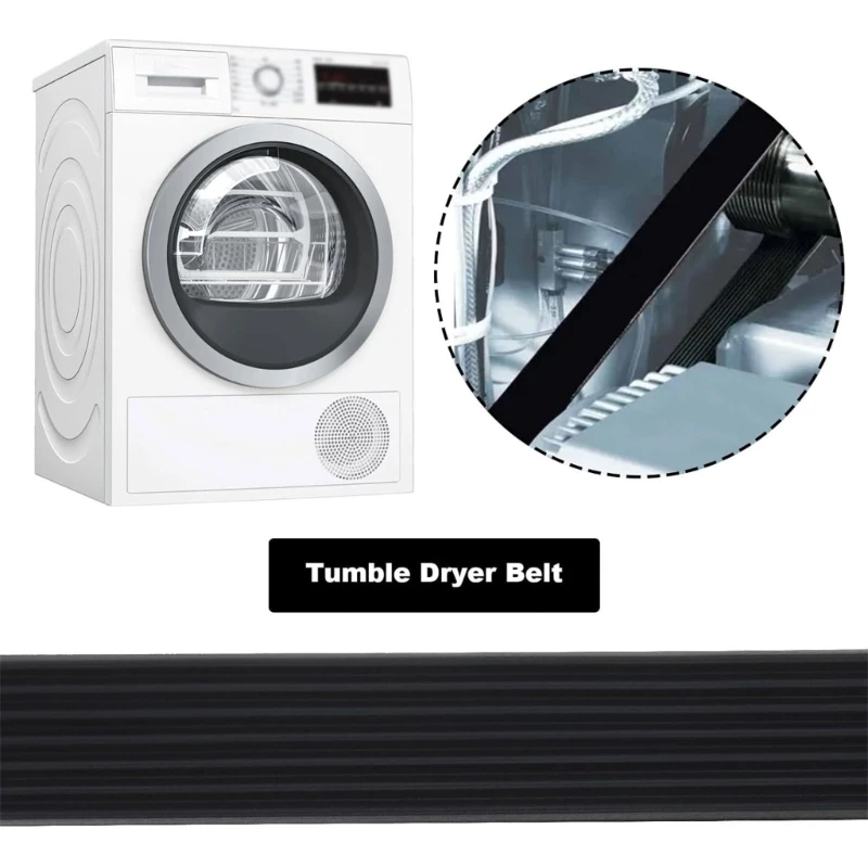7PH1930 Replacement Washing Machine Belt Rubber Belt Rubber Texture Repair Part Dryer for Washing Machine