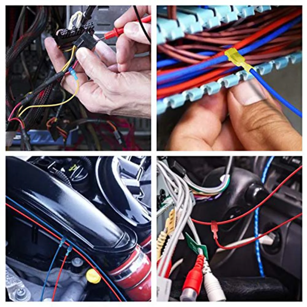Terminais Spade, Quick Splice, Torneiras de fio