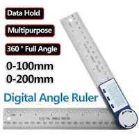 200mm Digital Angle Ruler Finder Protractor Digital Level Protractor Angle Measurement Tool LCD-Display for Woodworking Measure 1