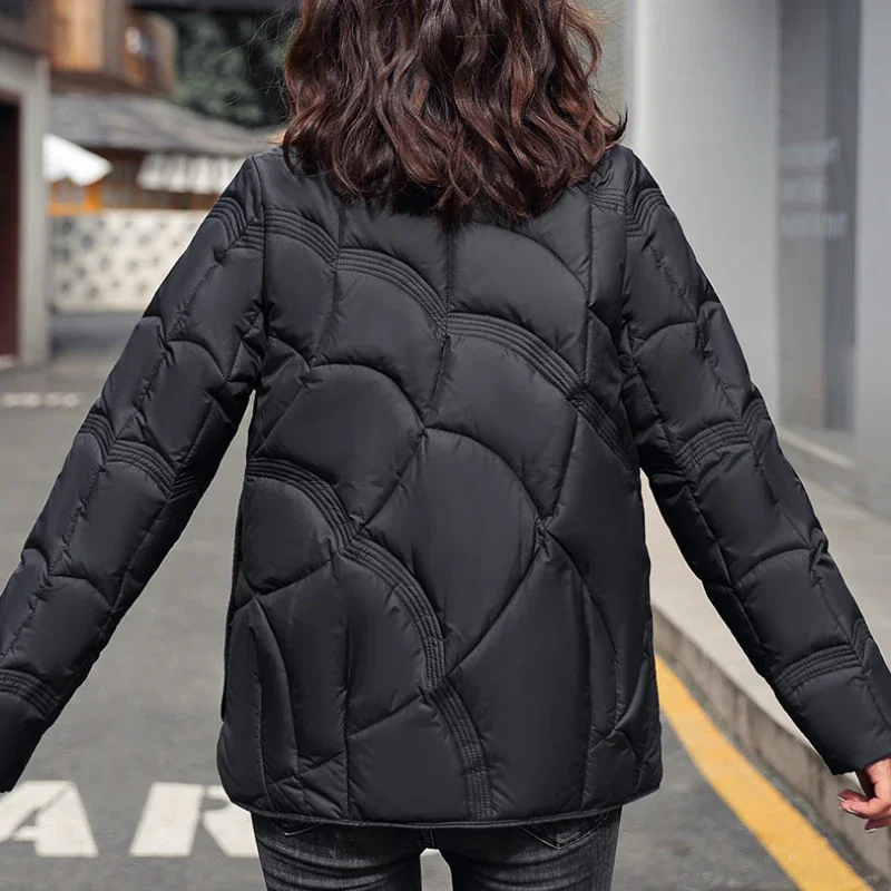 Women's Winter Coats Parka Short Padded Jacket Light Cotton Coat Cheap Wholesale Super Hot Fashion Stand Collar Jacket New