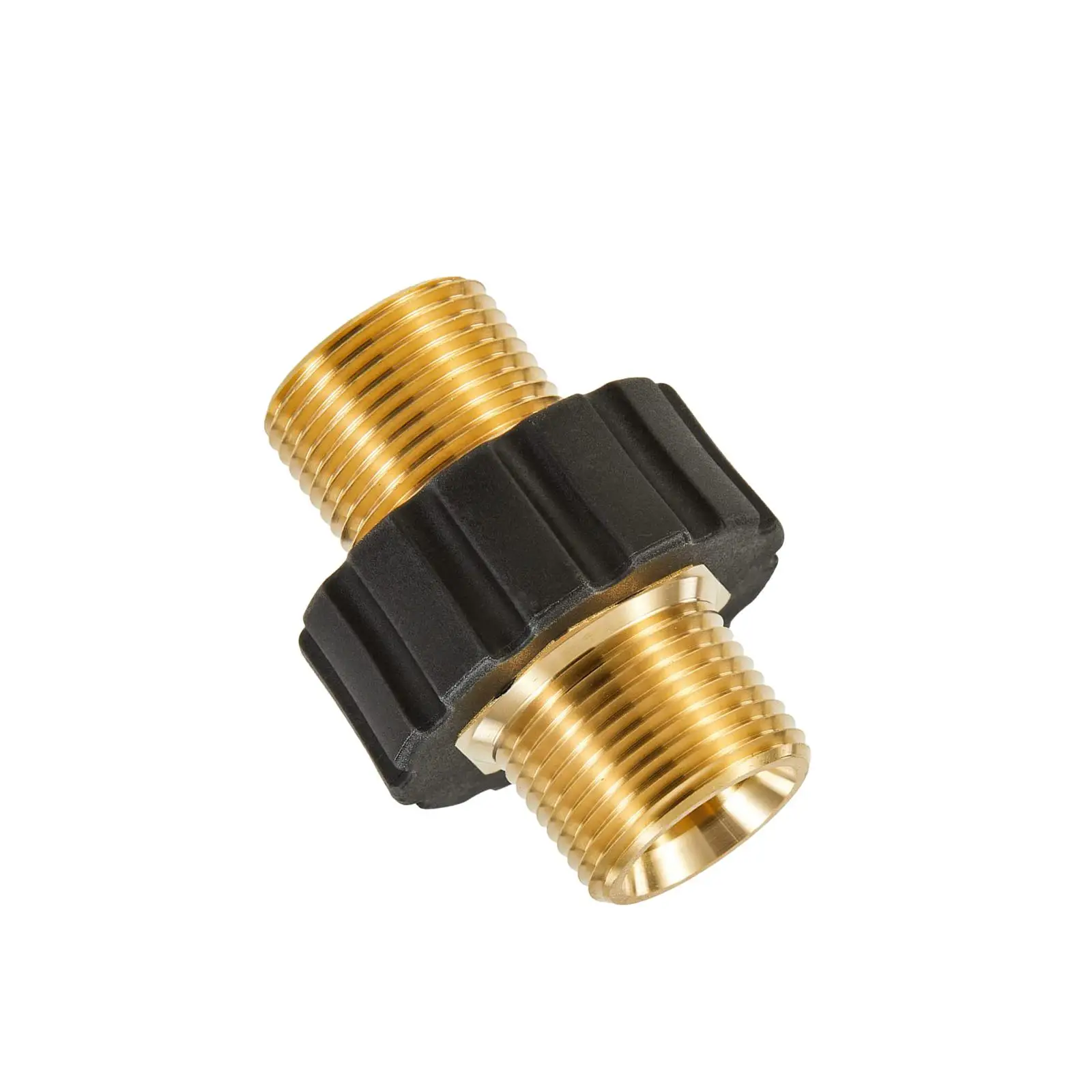 

M22 14mm Male Brass High Pressure Washer Coupler Adapter, Garden Pipe Hose Parts 5000 PSI for Gardening