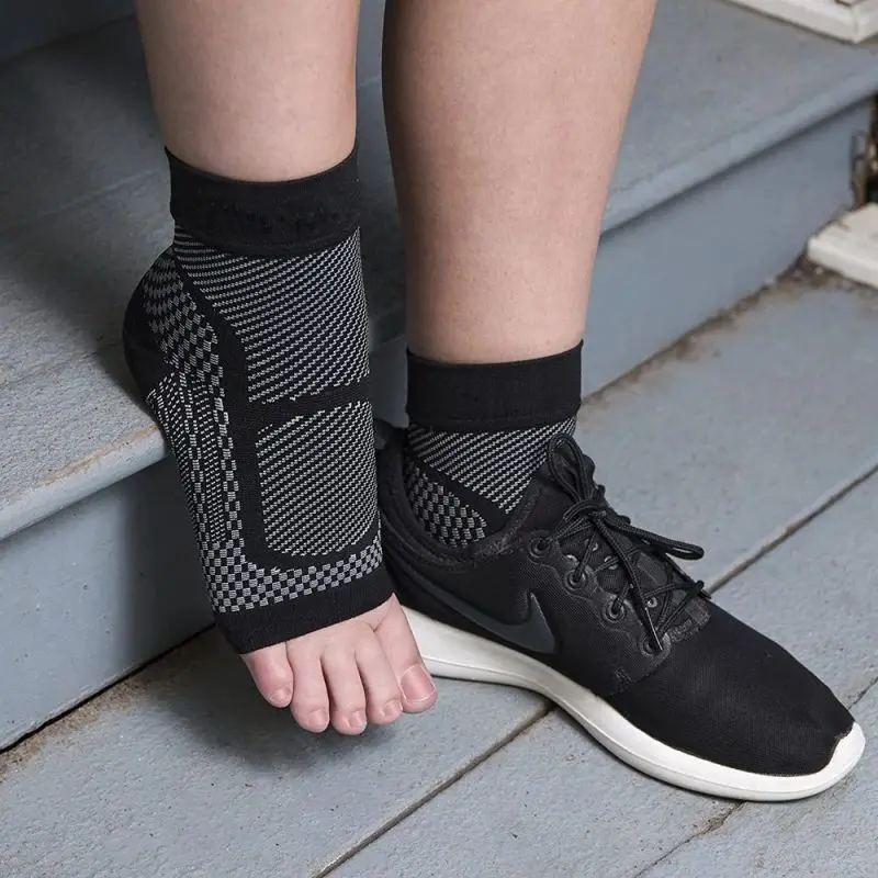 Ankle Brace Compression Socks Plantar Fasciitis Pain Relief Toeless Socks Breathable Swell Ankle Relief Stabilizing Ankles Wrap